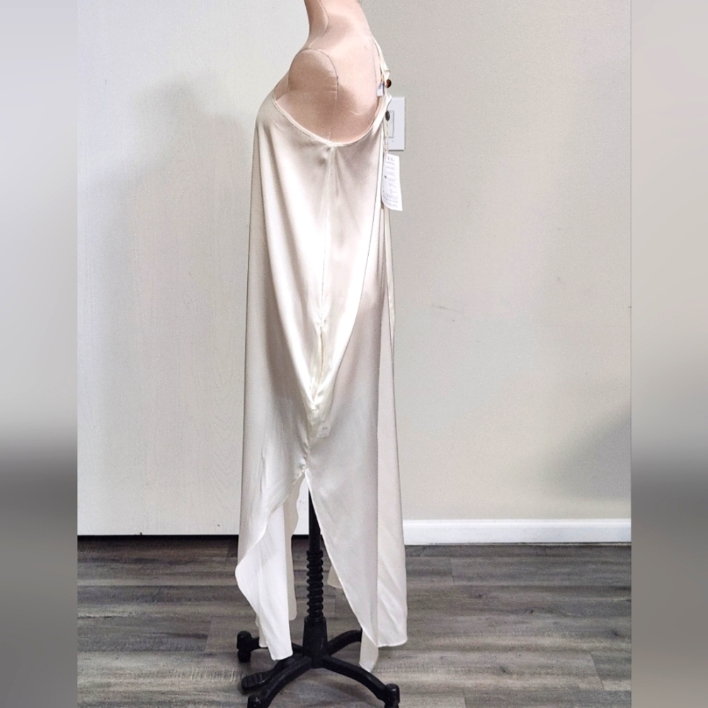 Nackiye One Shoulder Silky Dress — image 5 of 8